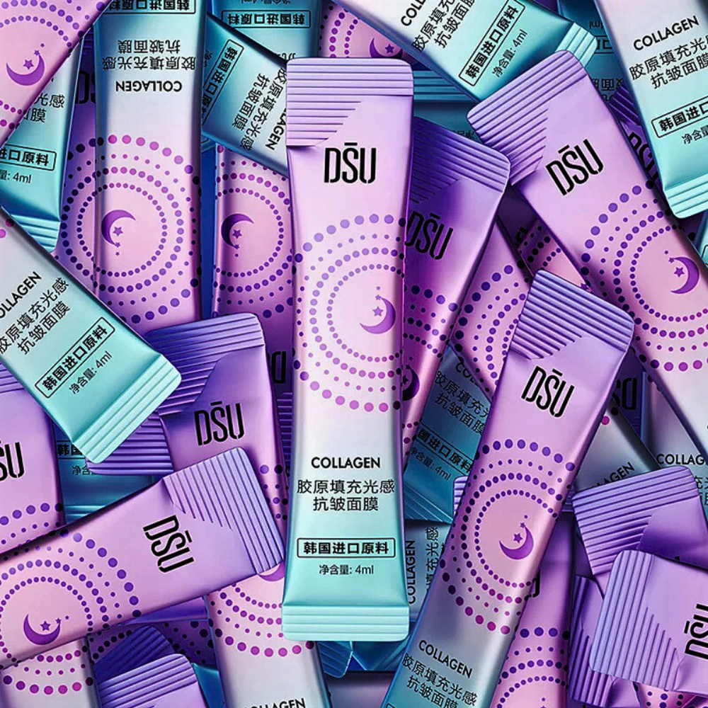 Maschera Notte con Acido Ialuronico, Collagene, Centella e Squarane