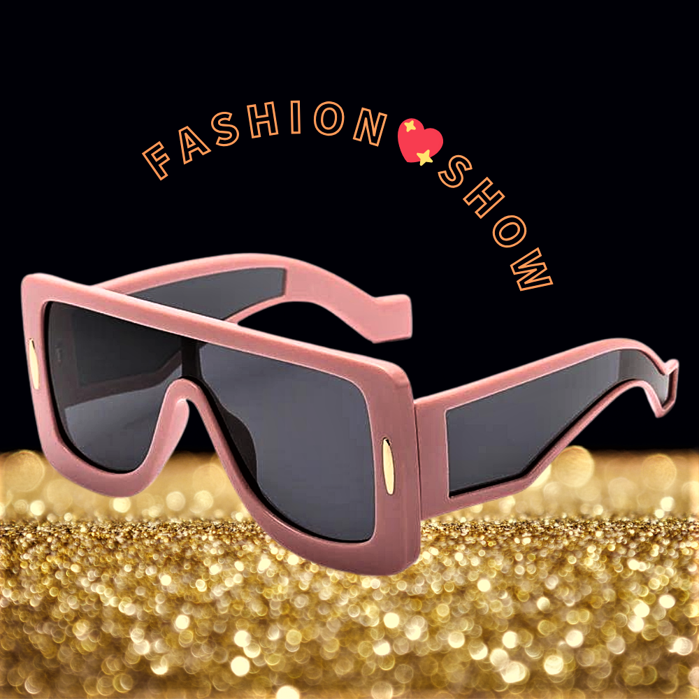 Gafas de sol "Avant-Garde" con montura de moda de gran tamaño