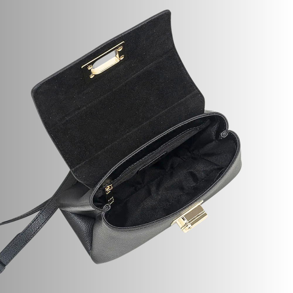 Mini Borsa in "Fiore" di Pelle di Vitellino: Innamorati del Vero Lusso