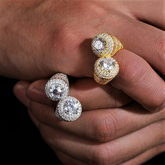 Anello a Cornucopia con Moissaniti D Color