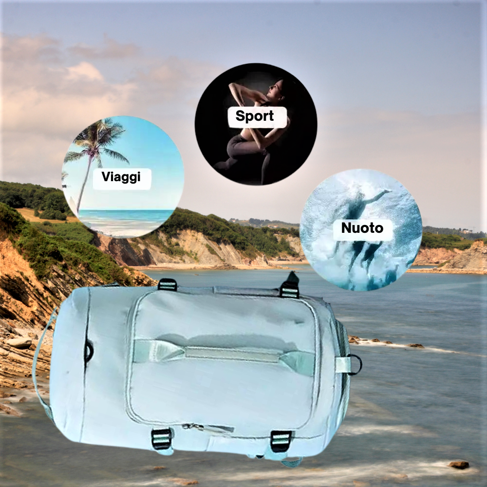 Mochila deportiva de viaje de gran capacidad y organización