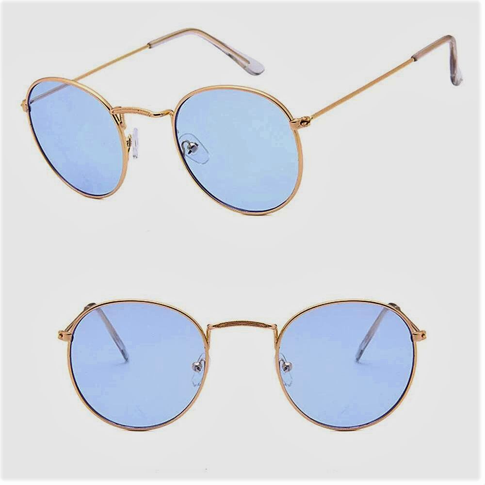 Gafas de sol "Pilot" Elegancia y color en metal