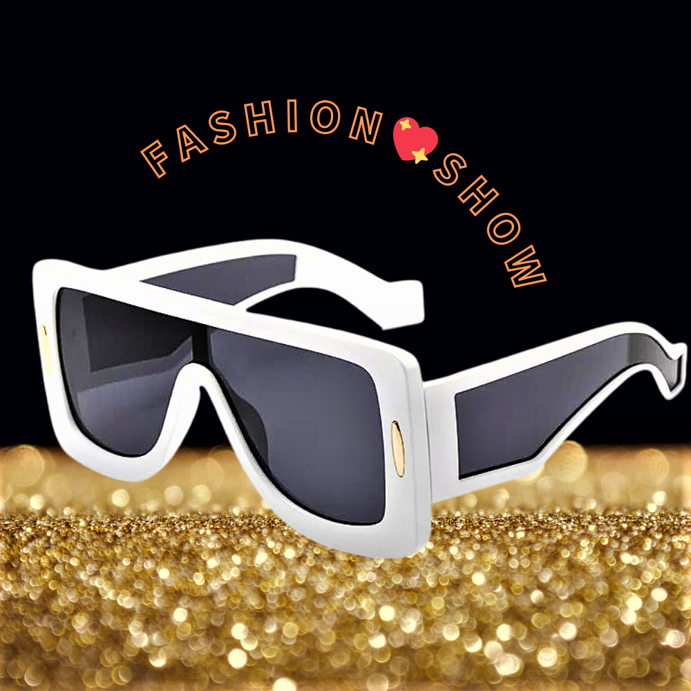 Gafas de sol "Avant-Garde" con montura de moda de gran tamaño