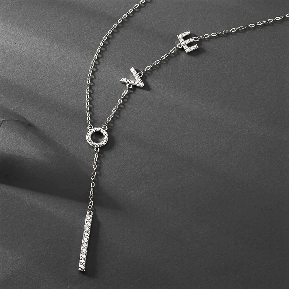 Collana Love in tre modelli con Moissanite D Color Certificata