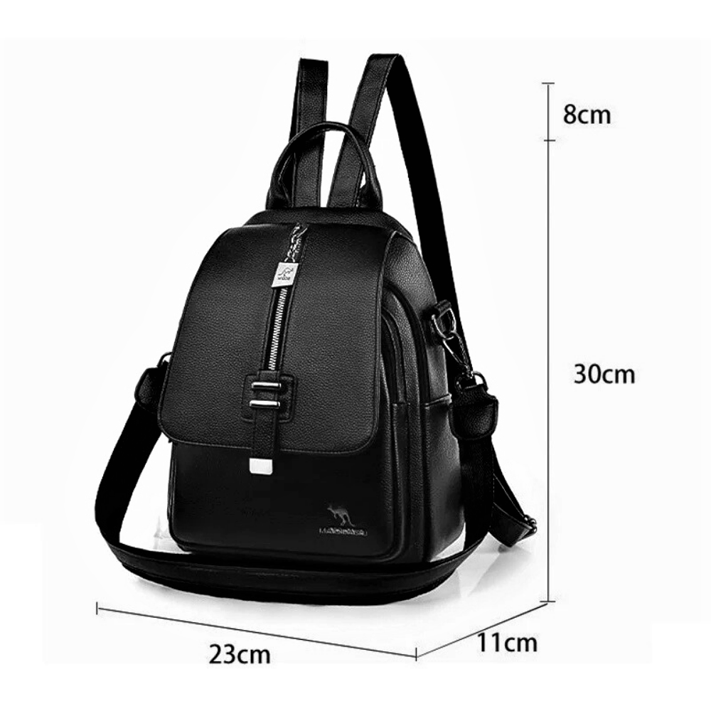 Mini Zaino in Pelle di Vitellino Goffrata