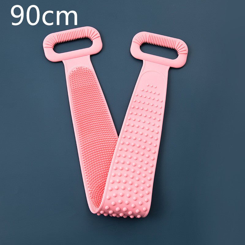 Cepillo de baño/masaje de silicona de doble superficie