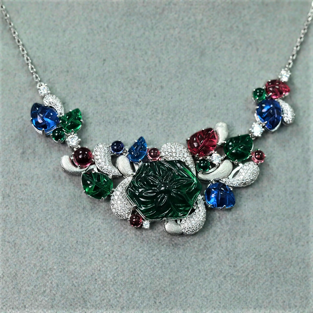 Collana "Tutti Frutti" con Gemme Lab Grown