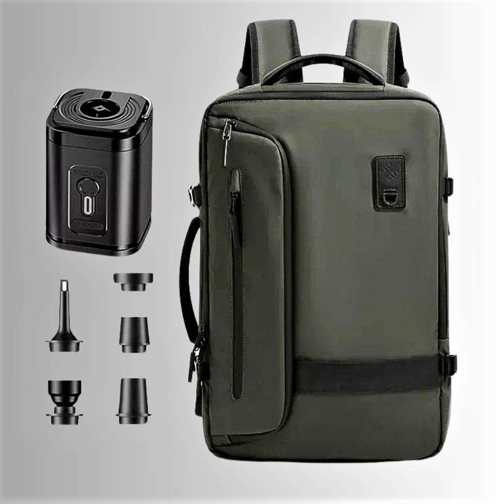 Mochila expandible con bomba de vacío 3 en 1: la innovación revoluciona tus viajes