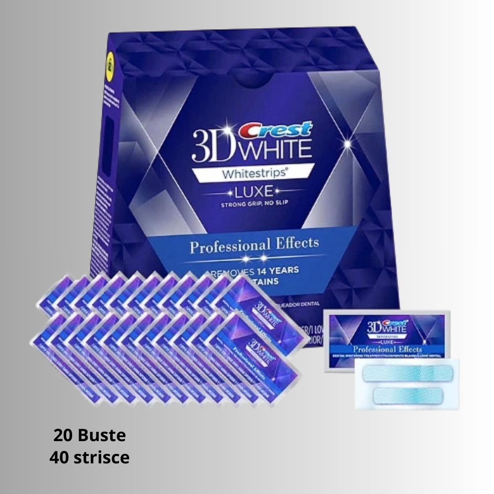 Strisce Sbiancanti per Denti al Carbone Attivo Nano