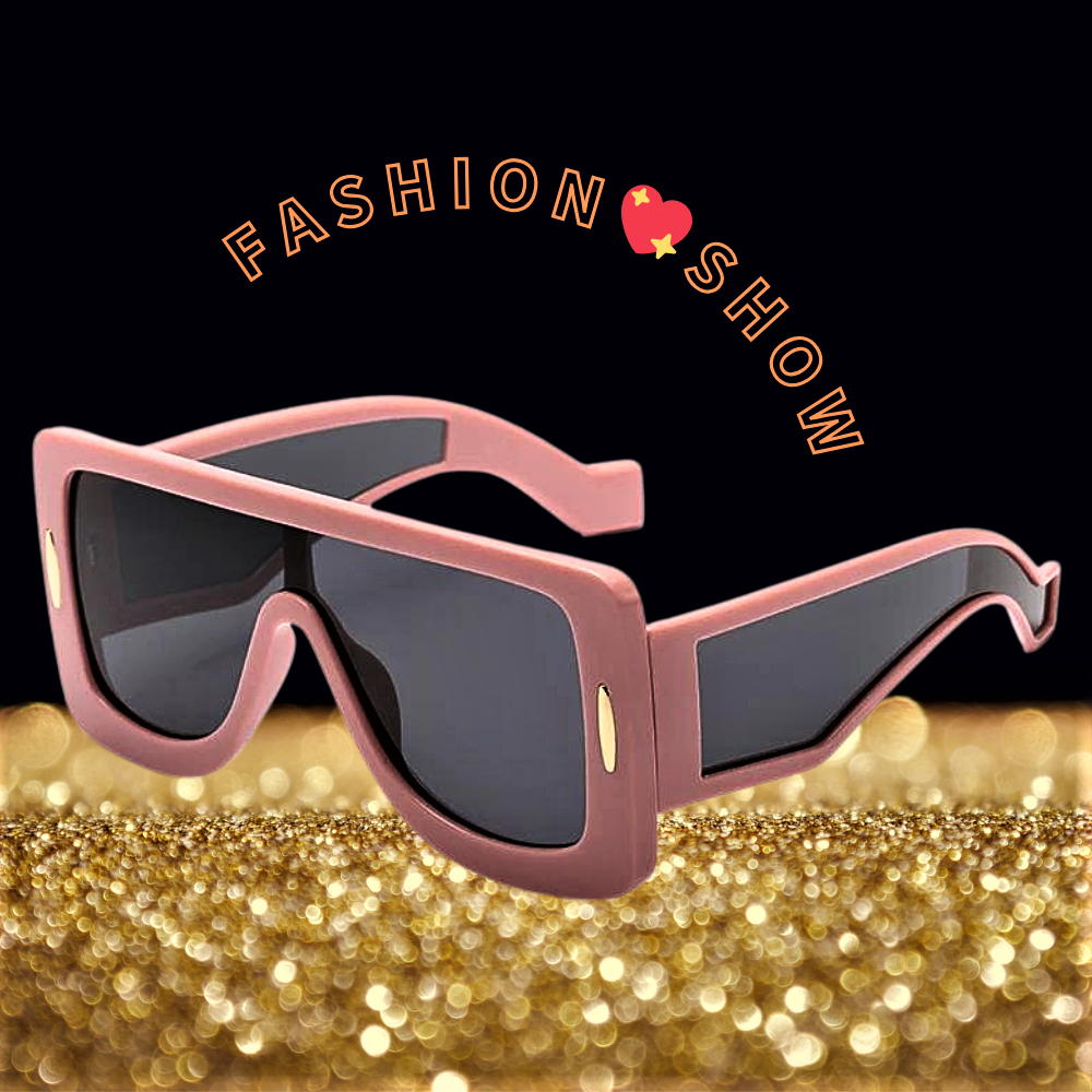 Gafas de sol "Avant-Garde" con montura de moda de gran tamaño