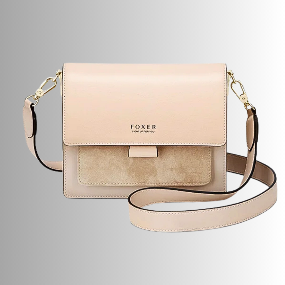 Mini Bag a Soffietto in Pelle di Vitellino
