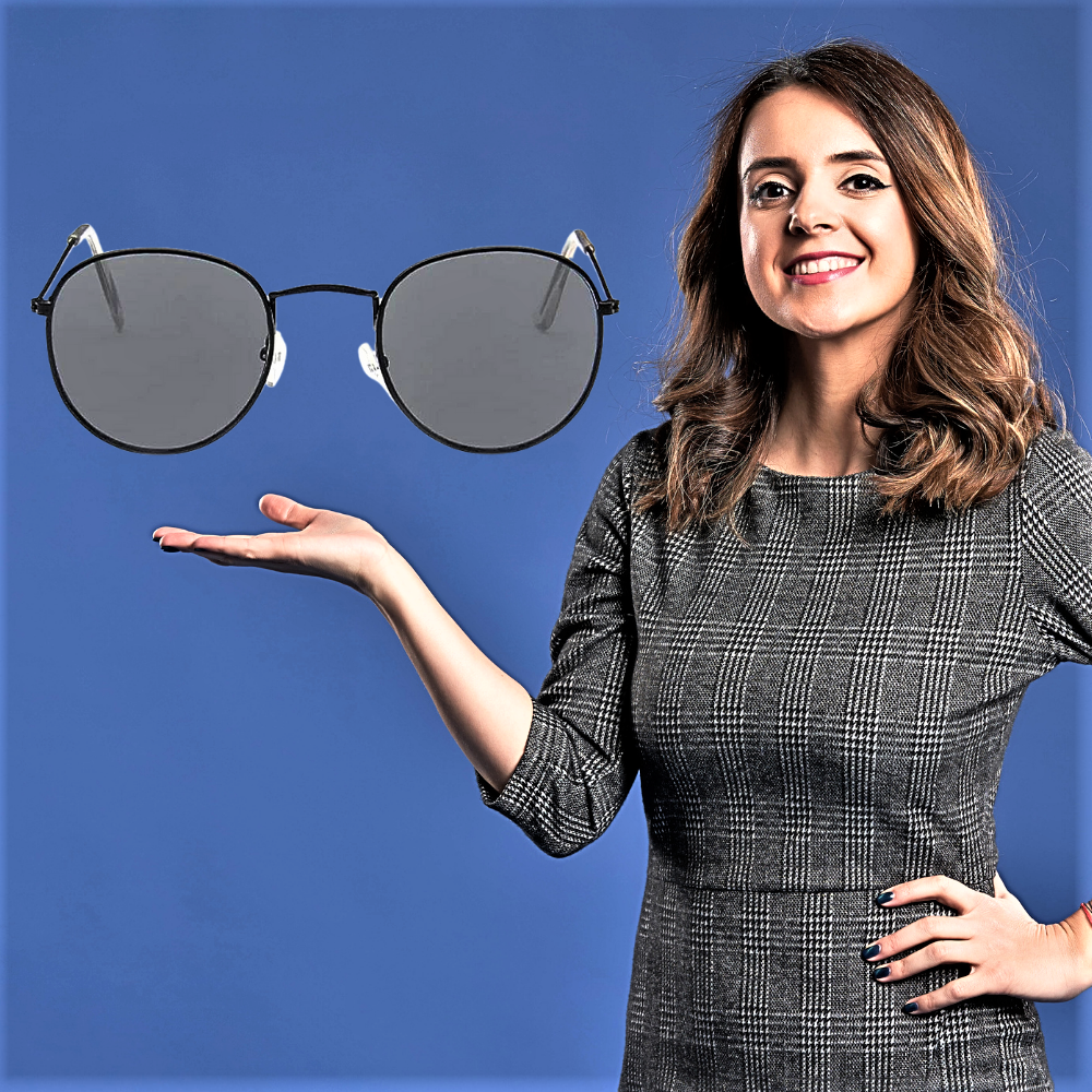 Gafas de sol "Pilot" Elegancia y color en metal