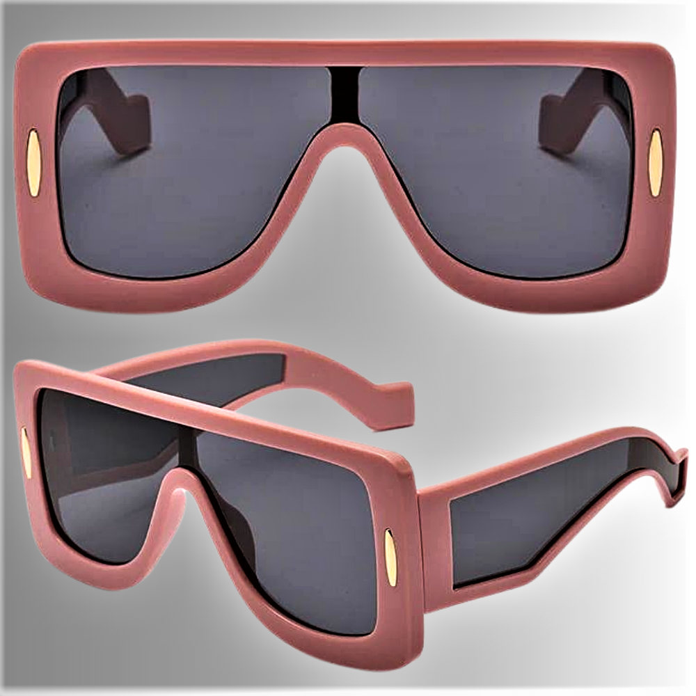 Gafas de sol "Avant-Garde" con montura de moda de gran tamaño