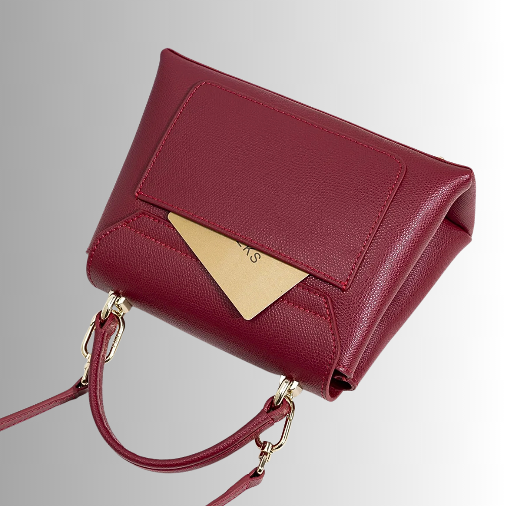 Mini Borsa in "Fiore" di Pelle di Vitellino: Innamorati del Vero Lusso