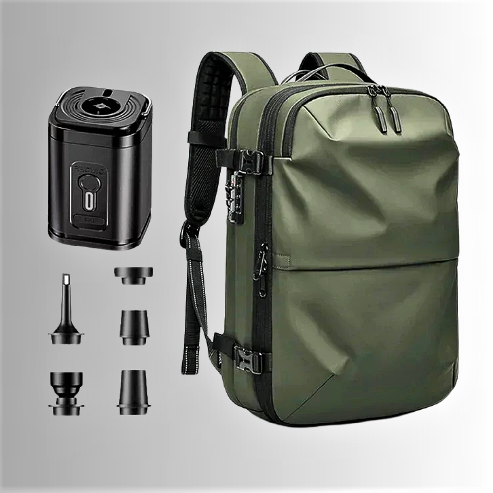 Mochila expandible con bomba de vacío 3 en 1: la innovación revoluciona tus viajes