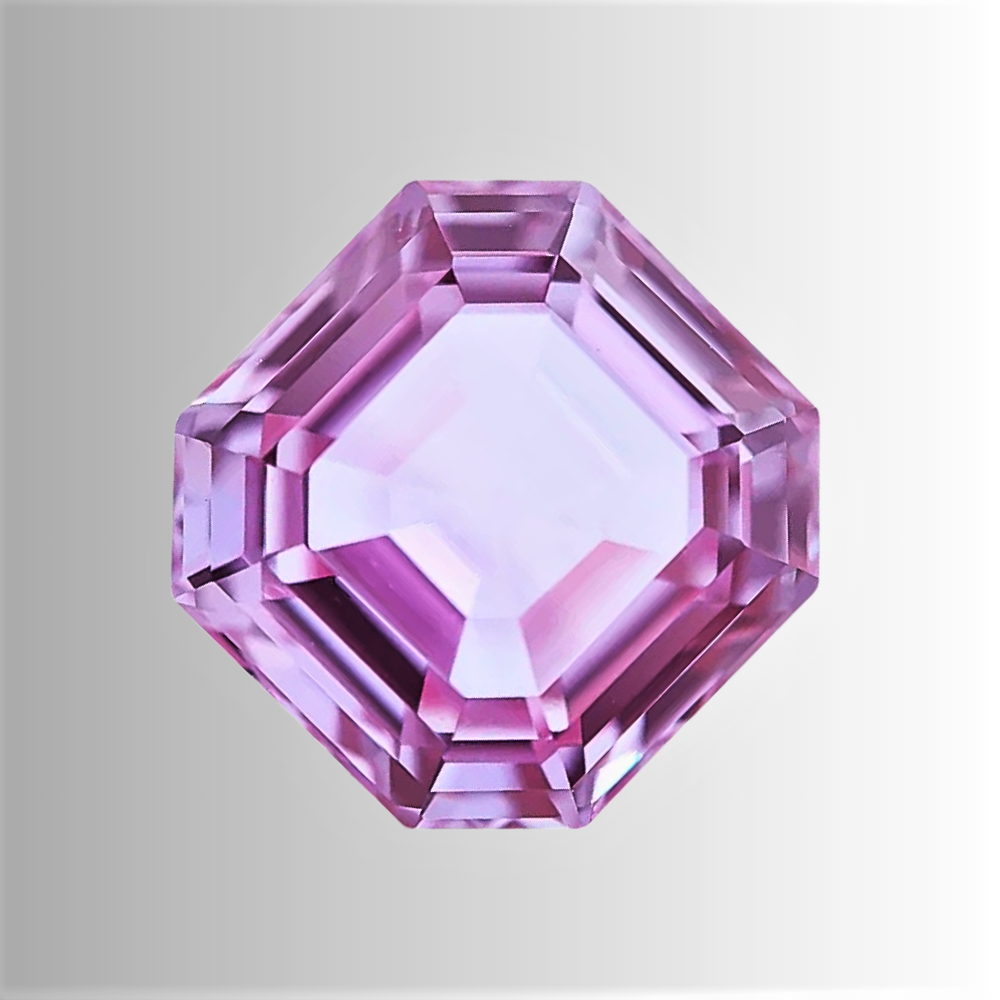 Alessandrite Lab Grown Taglio Asscher