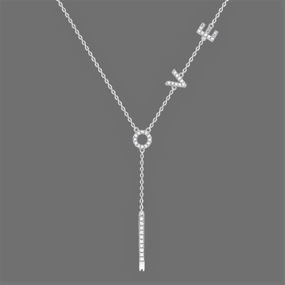 Collana Love in tre modelli con Moissanite D Color Certificata