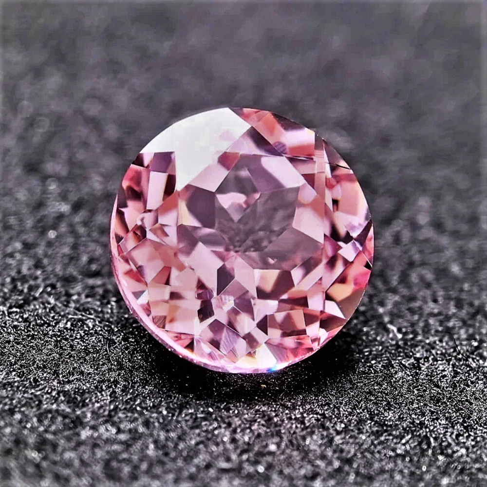 Zaffiro Rosa Lab Grown Taglio Brillante Certificato