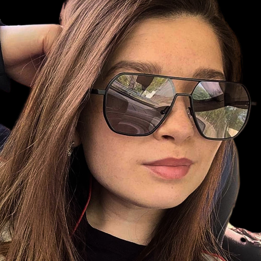 Gafas de sol fotocromáticas de lujo “Pilot Shining”
