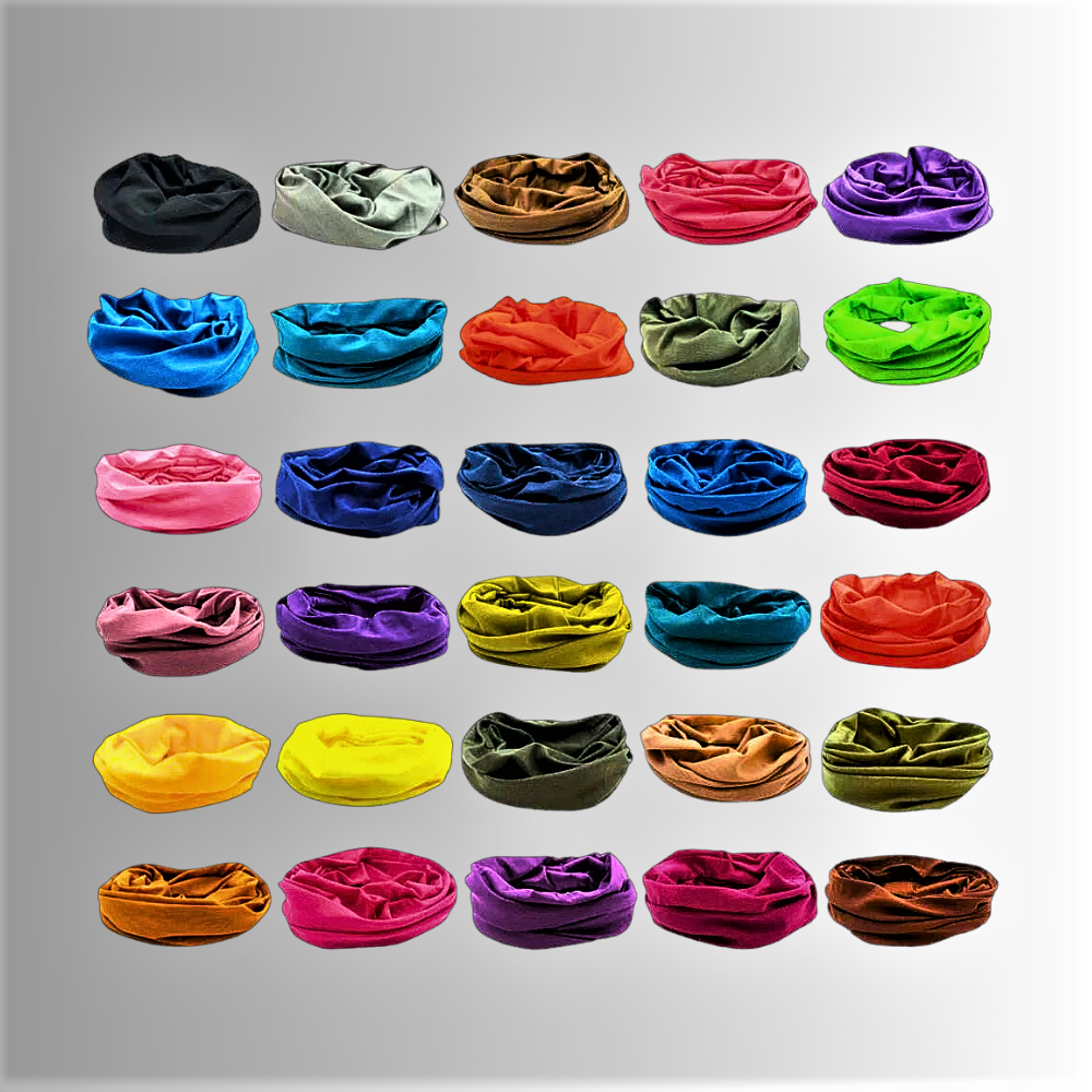 Bandana en mil colores brillantes