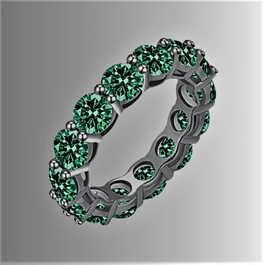 Eternity in Moissanite Gialla o Verde per ct 7.00