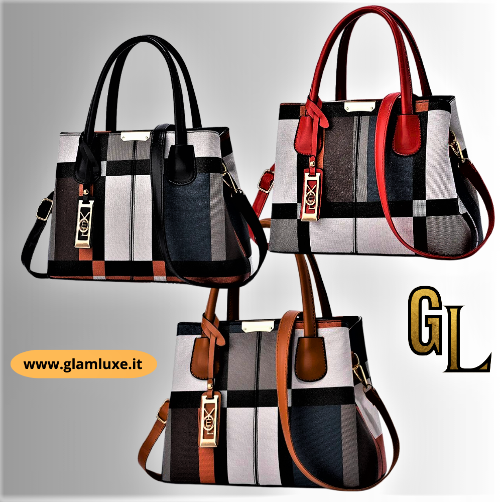 Bolso de moda de tela multicolor La originalidad se une a la modernidad
