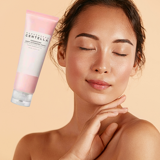 Schiuma Detergente alla Centella, Kaloin, Papain ed estratto di Mela