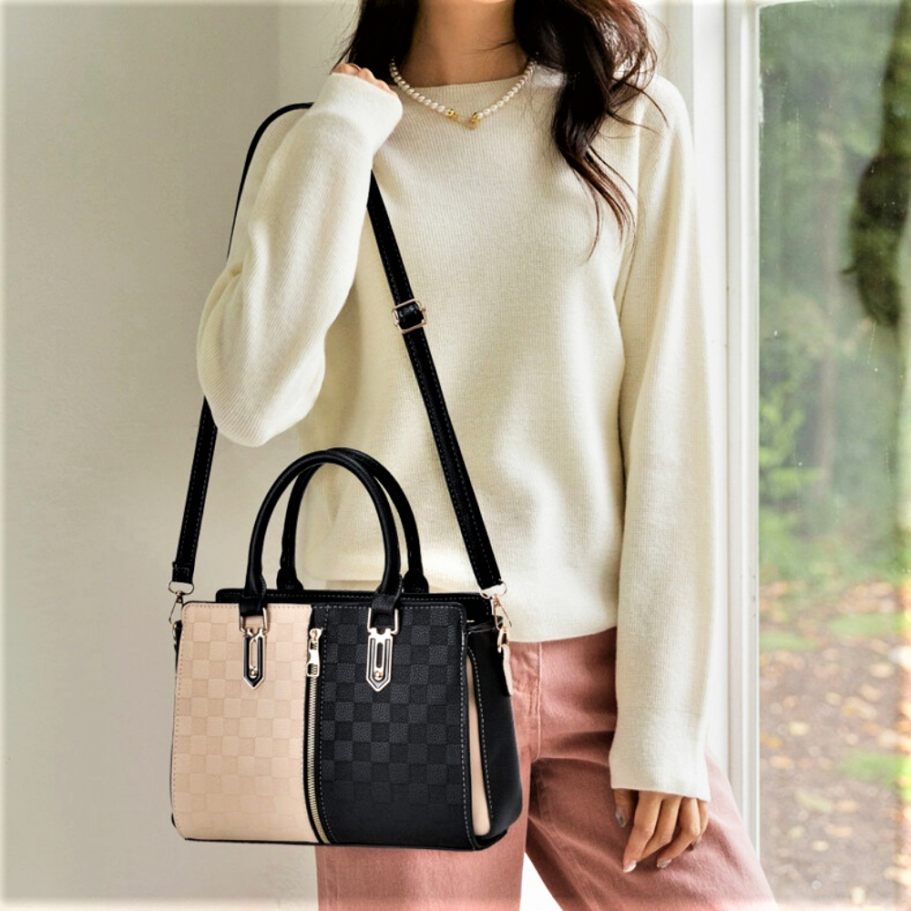 Bolso elegante de dos tonos