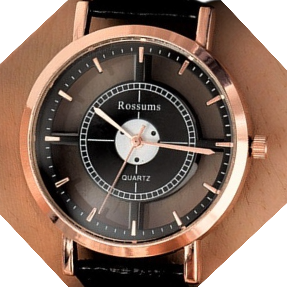 Reloj de cuarzo transparente "Charme Vintage"