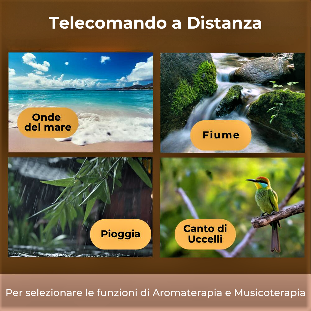 Dispositivo per Aromaterapia e Musicoterapia