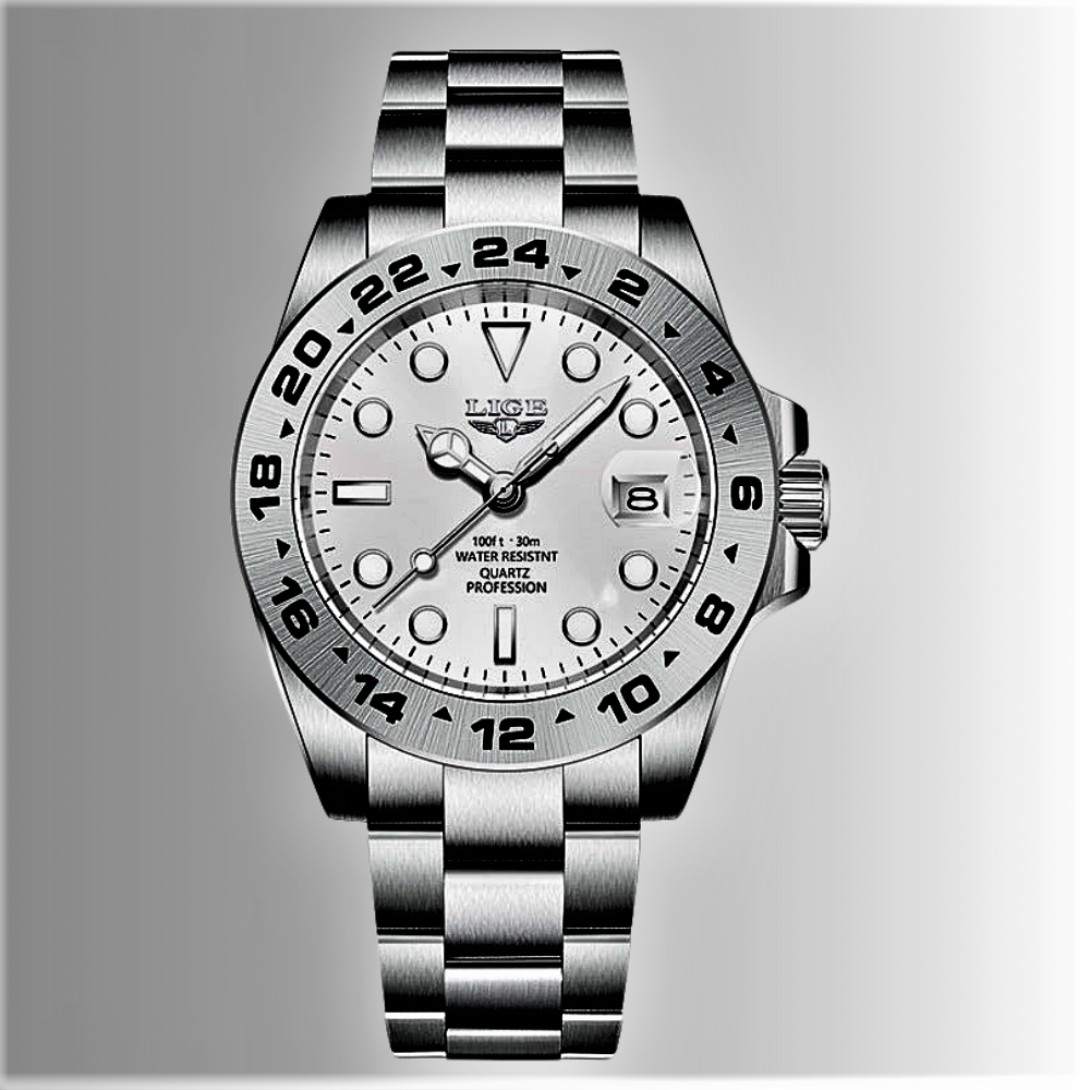 Reloj LIGE Elegance inspirado en el icónico Rolex Explorer II