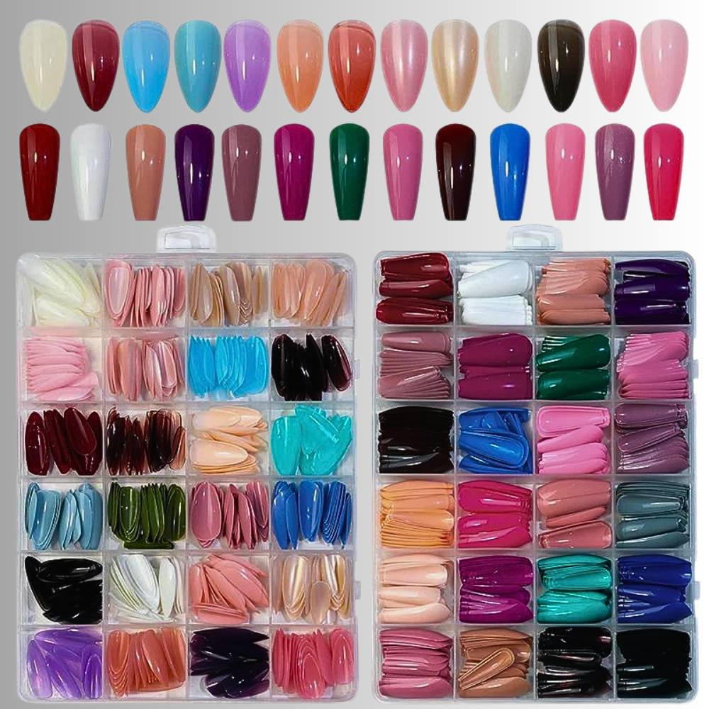 Juego de 576 colores acrílicos profesionales para uñas