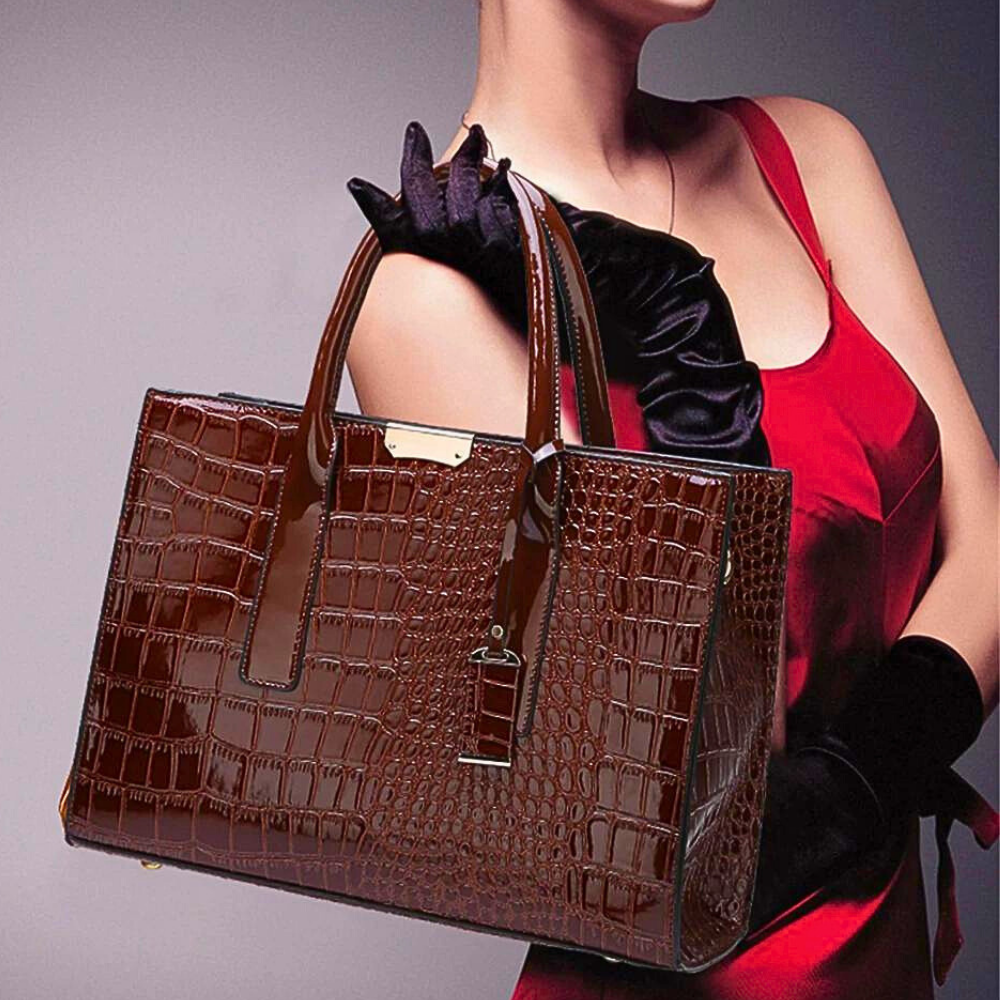 Conjunto de accesorios de lujo "Alligator" Elegancia y estilo atemporales