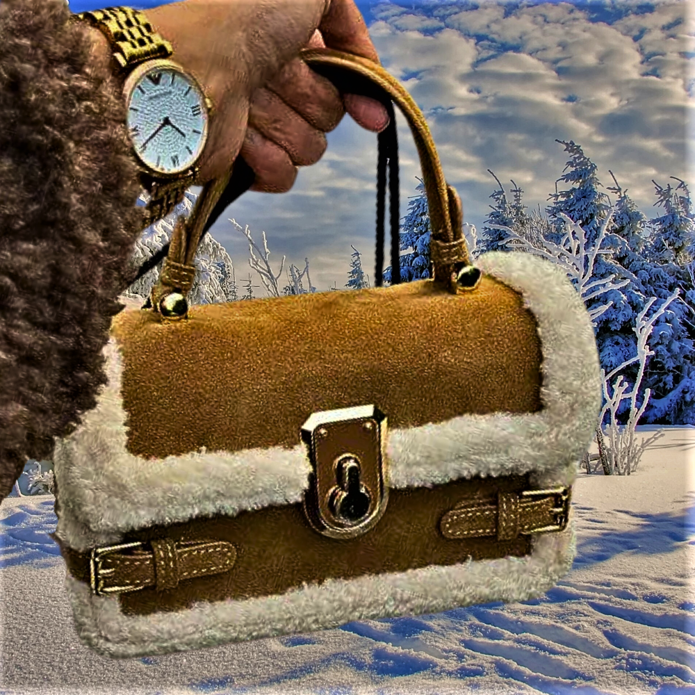 Mini bolso estilo otoño/invierno y textura refinada