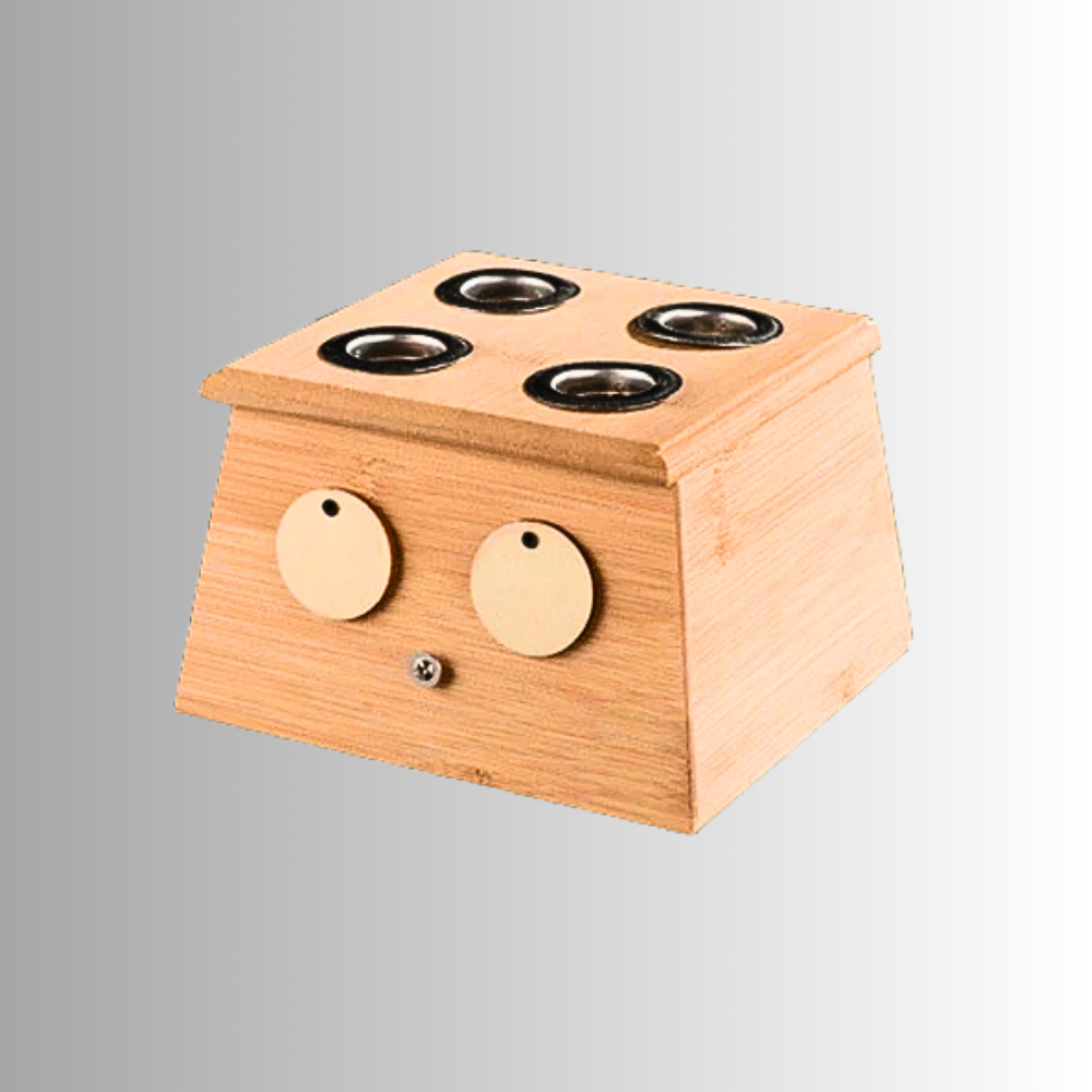 Brasero de moxibustión de madera de bambú: tratamiento natural y seguro para la salud