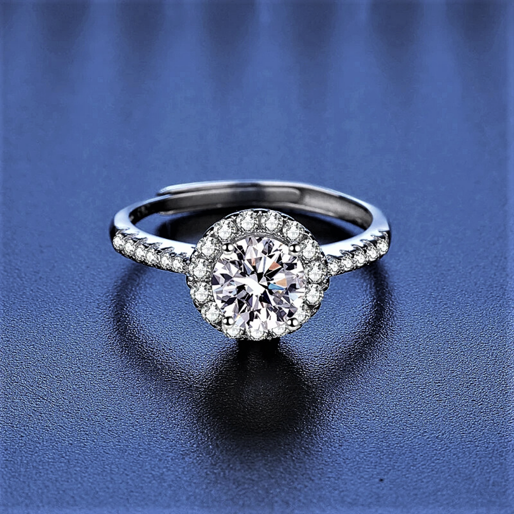 Solitario con Moissanite da 0.50 o 1 carato: 12 Combinazioni di Stile e Luce Infinita