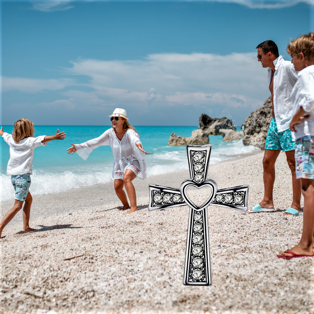 Collana "Croce d'Amore" Fede e Passione