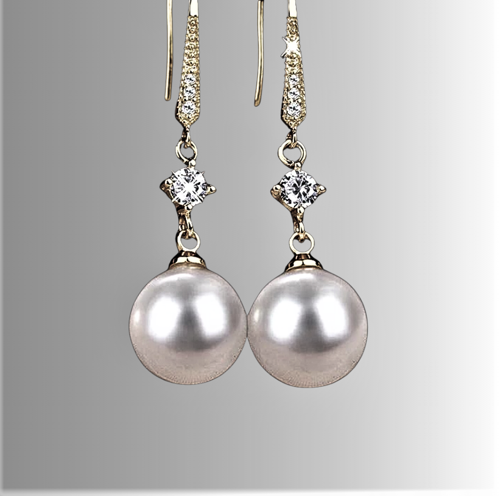 Pendientes “Esferas Naturales” Brillo para tu Rostro