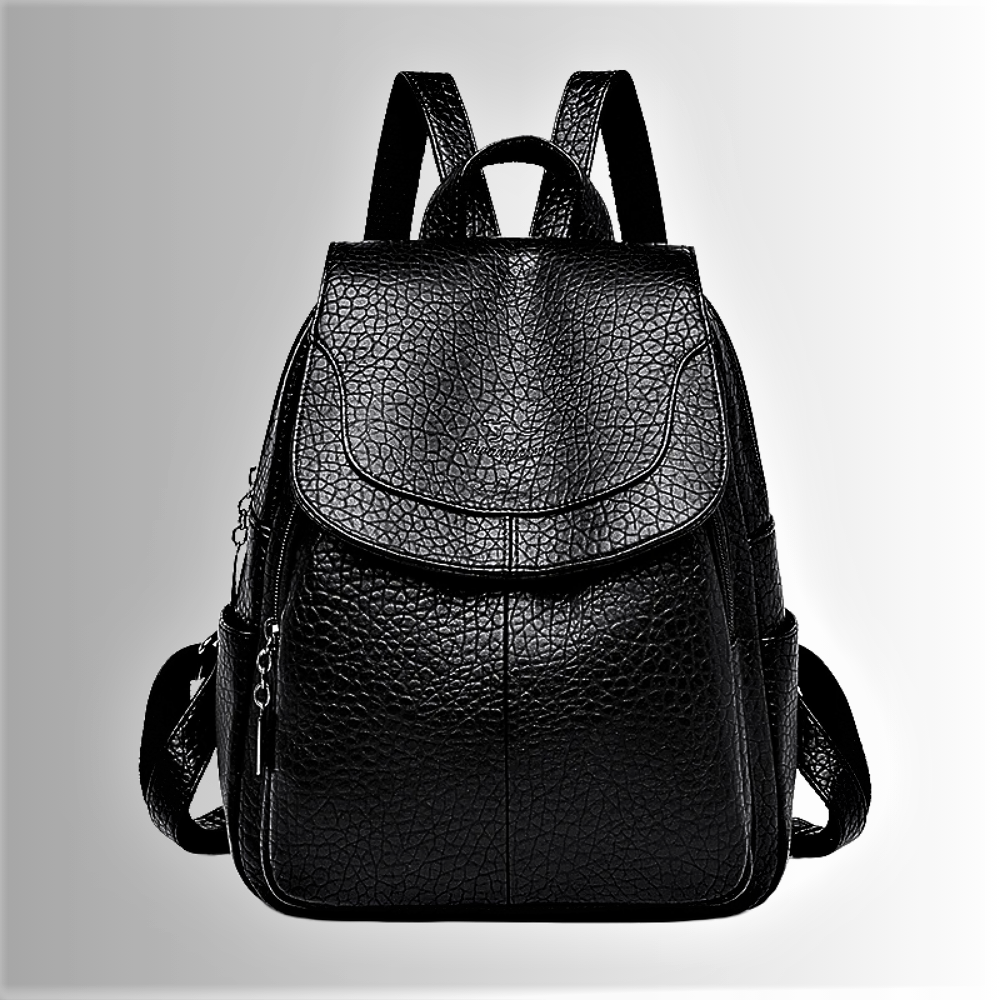 Mochila de piel de becerro martillada: lujo, refinamiento y artesanía