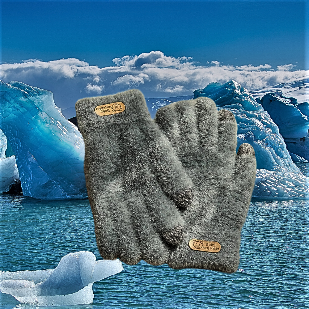 Guantes de piel sintética con pantalla táctil