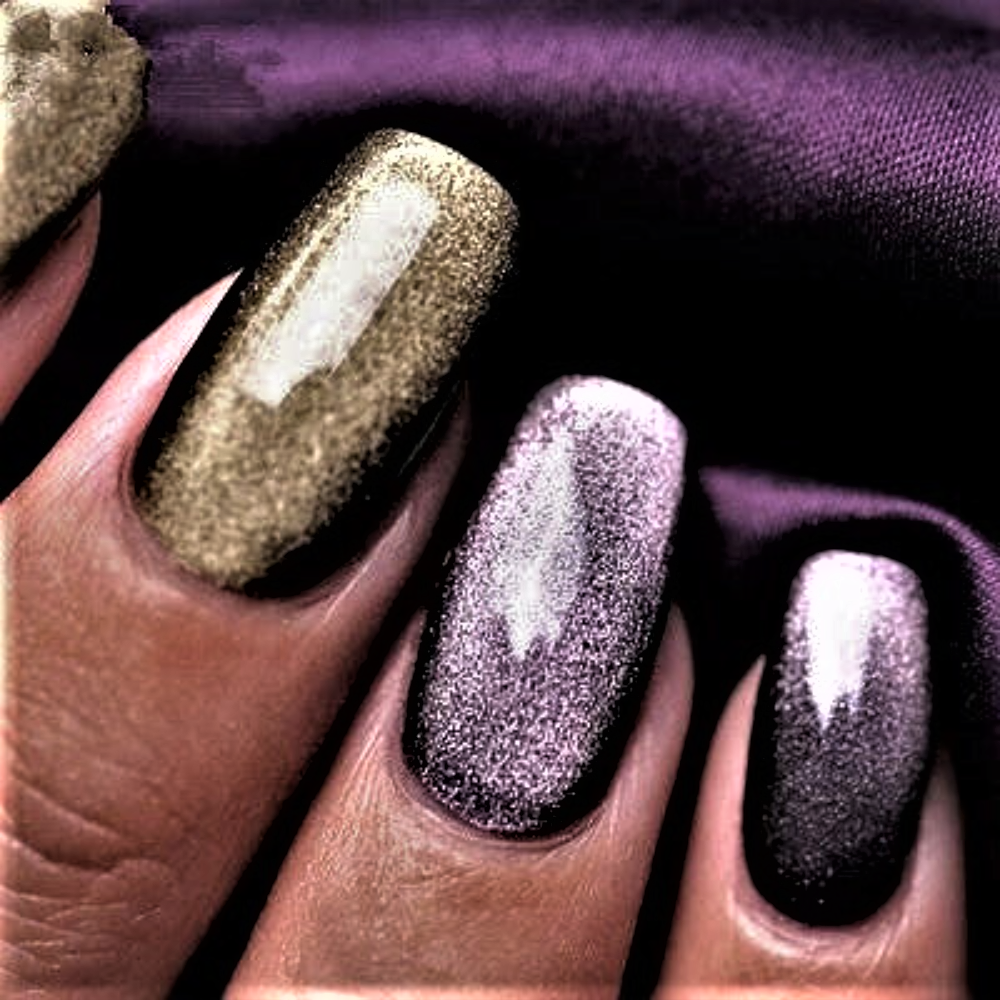 Purpurina para manicura profesional Brillo y color iridiscente
