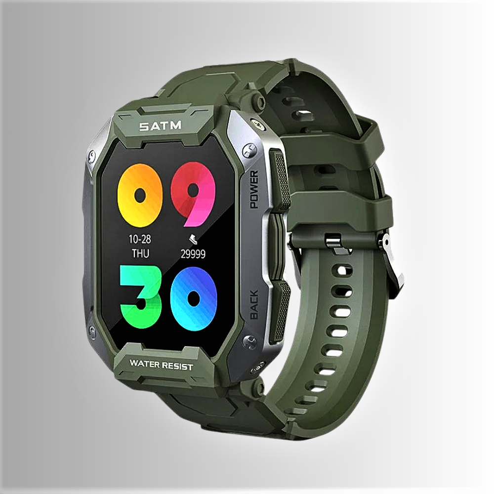 Smartwatch deportivo: resistente al agua hasta 50 m y funciones avanzadas