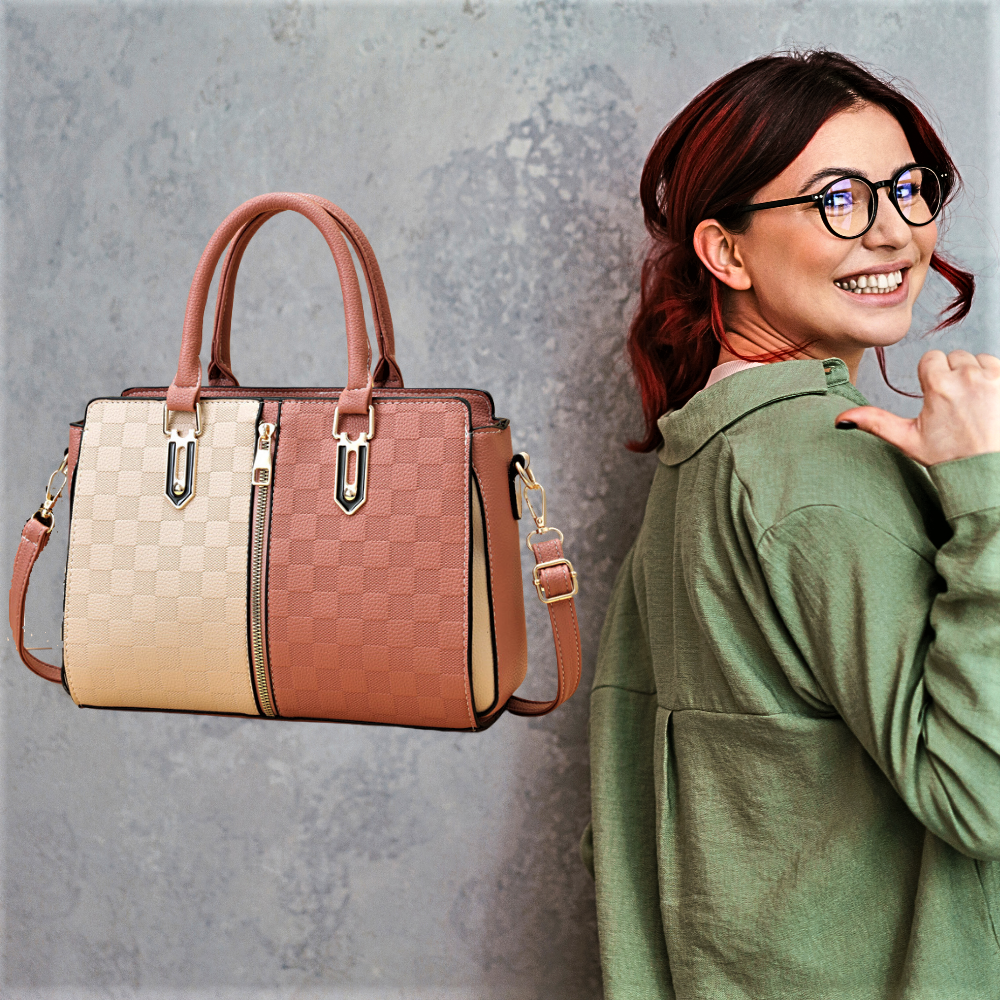 Bolso elegante de dos tonos