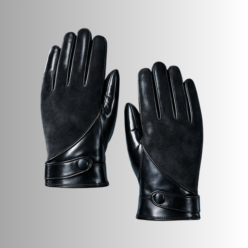 Guantes de piel de oveja para pantalla táctil