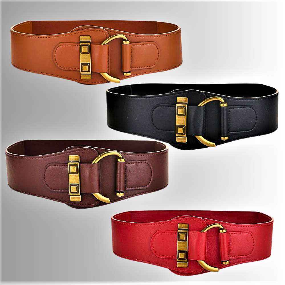 Cinturón de piel de nobuk auténtica, accesorio de moda