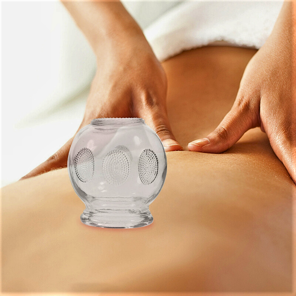 Set di 7 Coppette in Vetro per Coppettazione: Combatti la Cellulite mentre Rilassi i Muscoli e porti Benefici al Corpo