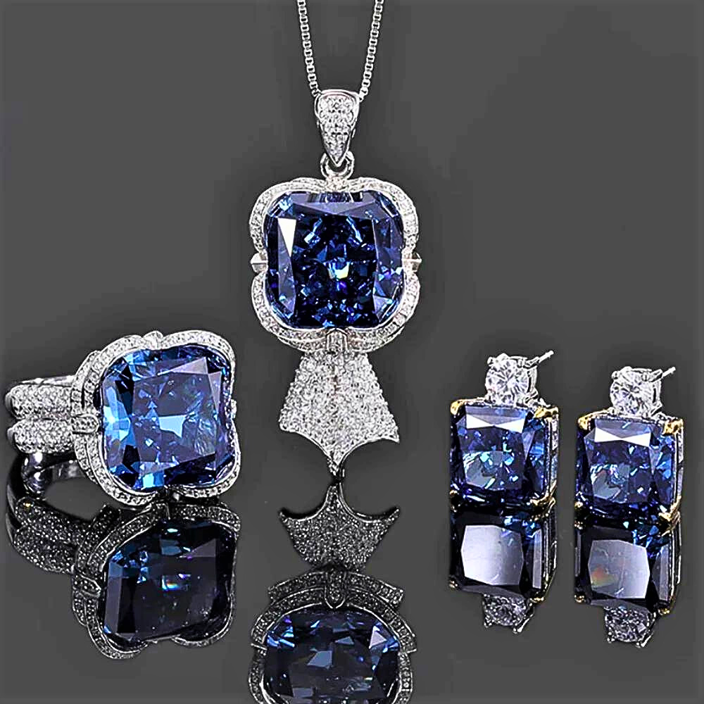 Conjunto "Blu Notte": luz pura para realzar tu outfit