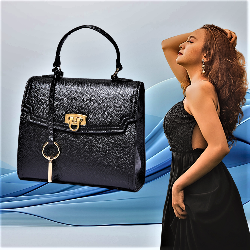 Mini Bolso en Piel de Vaca Auténtica Elegancia y Calidad Artesanal