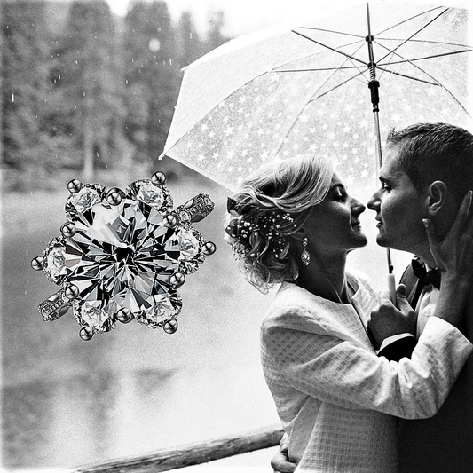 "Fiocco di Neve" - Eleganza Scintillante