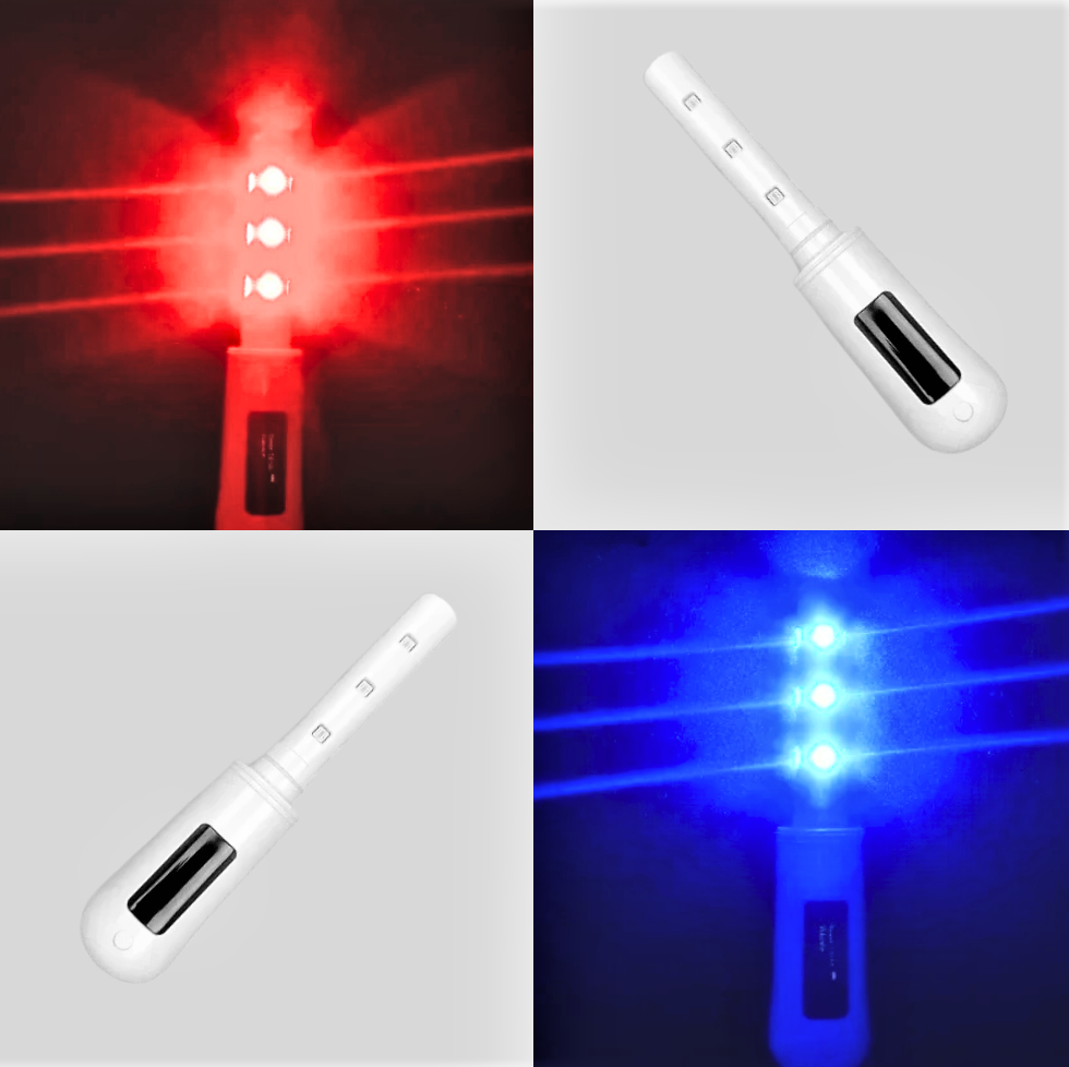 Dispositivo di fotobiostimolazione ginecologica con led fotonici rossi e blu